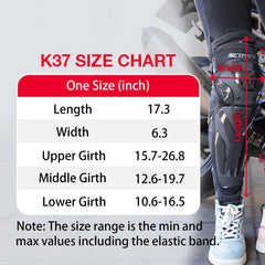 Scoyco knee pads stay comfortable and flexible during motorcycle or skateboard use.