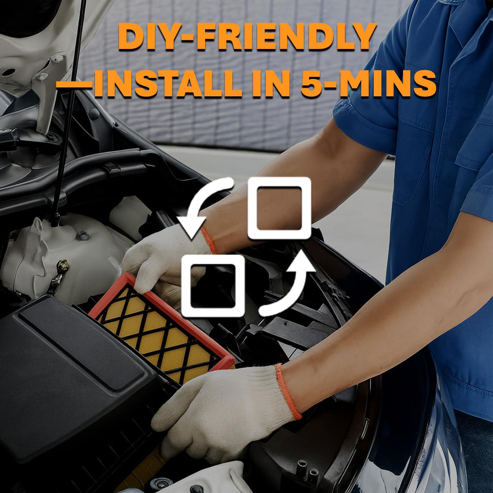 SCREW RHINO activated carbon layer in cabin filter helps reduce odors