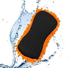 SCRUBIT sponge showing both sides ready to tackle dirt without scratching.