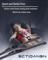 Sctioansn Pathfinder 17inch front-right wiper delivers quiet performance