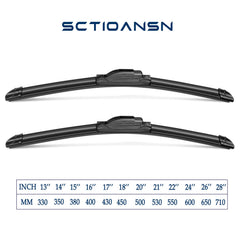 Sctioansn wiper blade 11-inch rear for Kia Soul Sorento—all-weather visibility