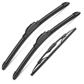 Sctioansn 3Pcs wiper blades for Dodge Grand Caravan front driver side improve rain visibility