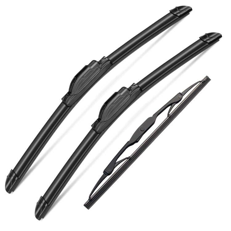 Sctioansn 3Pcs wiper blades for Dodge Grand Caravan front passenger side improve clear lines