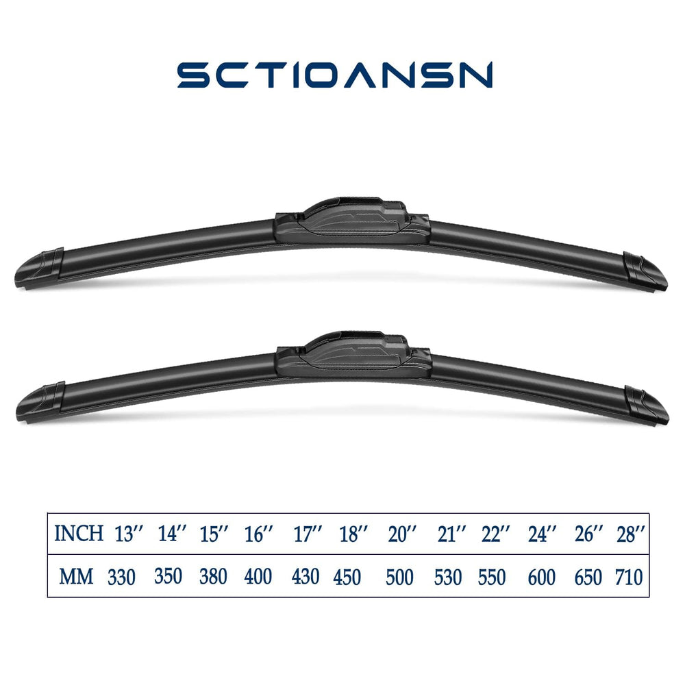 Sctioansn wiper blades Town & Country front driver 28 inch for reliable rain clearing