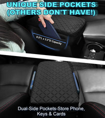 SDPVorn armrest cover diamond pattern stitching for premium look