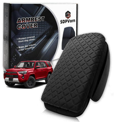 SDPVorn armrest cover top view with protective faux leather for 4Runner