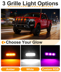 SDPVorn Frontier amber LED grille light IP68 waterproof protection in harsh weather.
