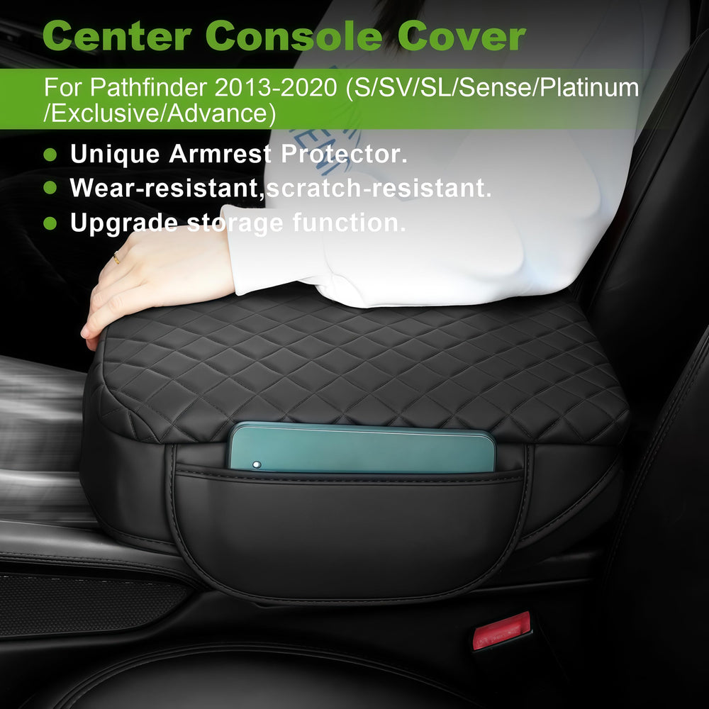 SDPVorn center console cover pockets provide quick access to small items