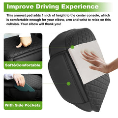 SDPVorn PU leather finish for Pathfinder center console cover looks premium