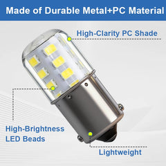 SDRZJX BA15S LED bulbs interior use for RV and boat lighting