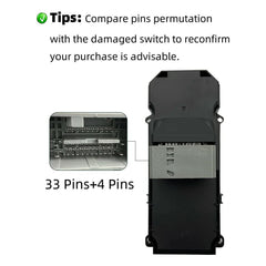 SDYYDS Master Power Window Switch packaging protects parts during shipping