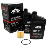 Sea-Doo OEM oil change kit with 4T 5W-40 synthetic oil for Rotax engines.