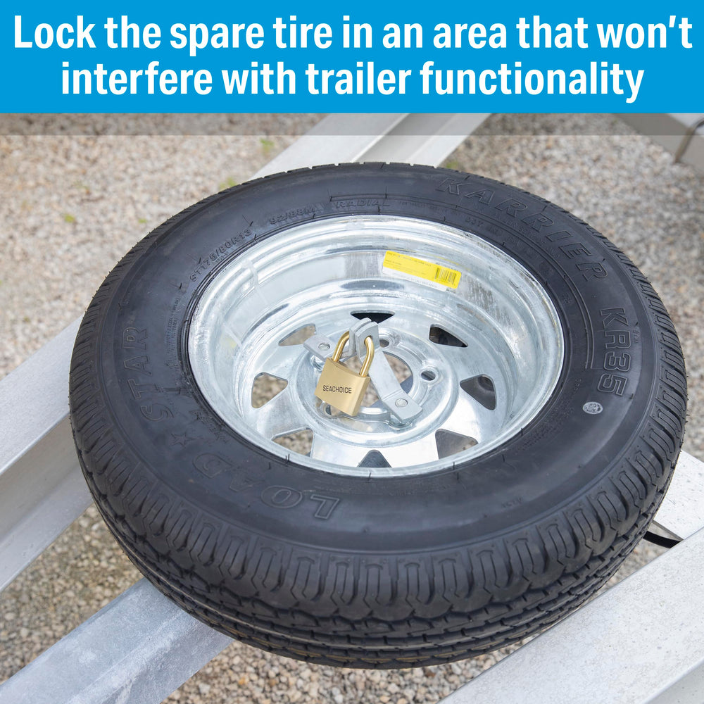 SEACHOICE carrier fits 8-14 inch wheels on most trailers