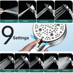 SeaCity shower head includes built-in filter for cleaner water during travels