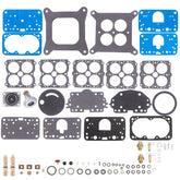SeaEagles 37-119 carburetor rebuild kit front view with gaskets and diaphragms