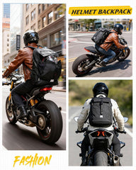 SEAFEW helmet backpack expandable straps secure helmet for hands-free transport