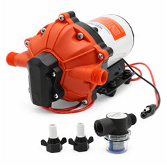 SEAFLO 55 Series pump front view, ideal for RV potable water systems
