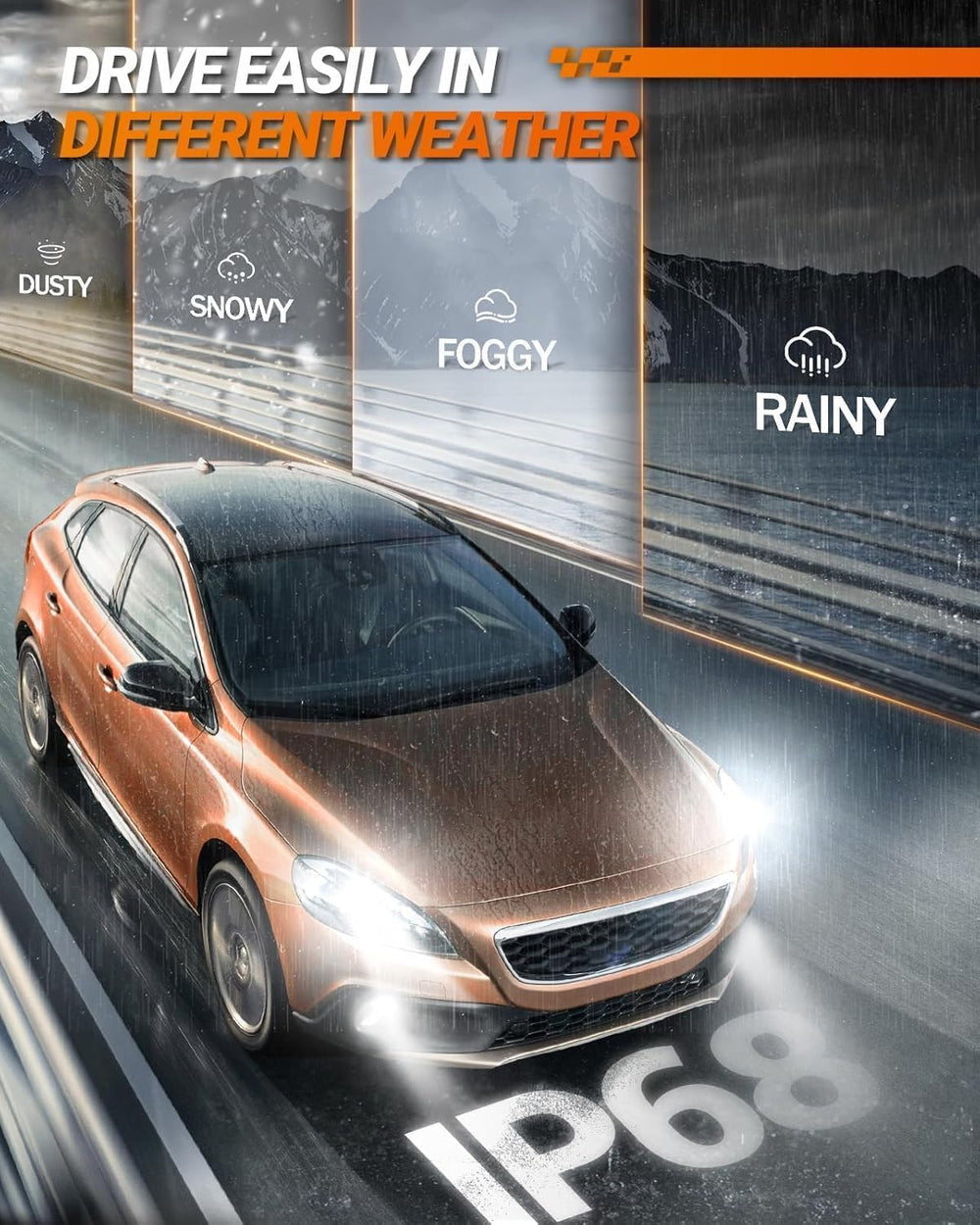 Long-lasting SEALIGHT 2504 PSX24W fog lights with extended lifespan