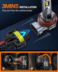 70,000 hours lifespan with cooling fan for longevity
