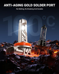 Long-lasting SEALIGHT bulbs offering extended lifespan up to 80,000 hours.