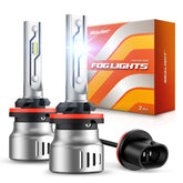SEALIGHT 880 fog light bulbs pack delivering bright 12,000 lumens for better night visibility