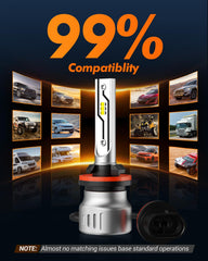 SEALIGHT 880 IP68 waterproof and durable fog bulbs for harsh weather