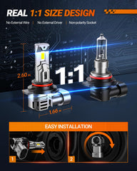 Copper substrate reduces flicker for stable beam precision on the road.