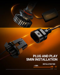 Plug-and-play installation with a non-polarity socket