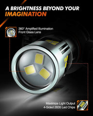SEALIGHT 9006 bulb with 27 LEDs for a wide, focused beam