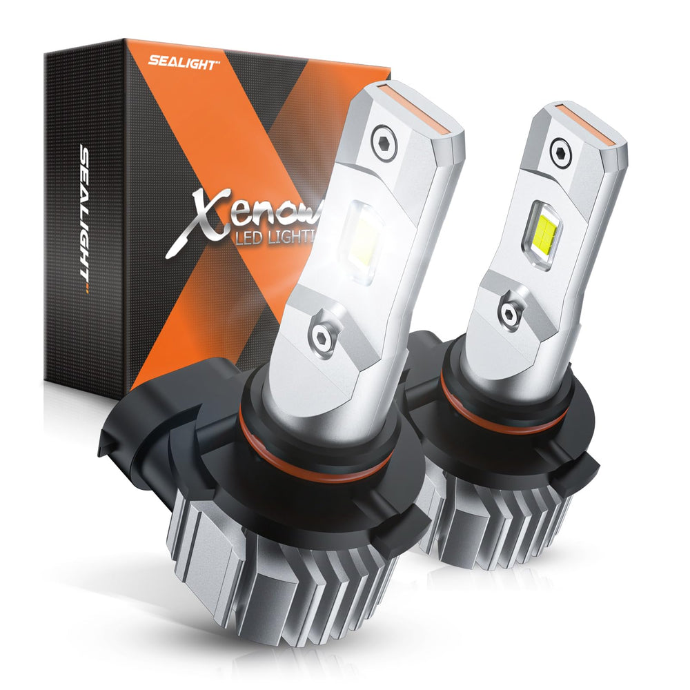 SEALIGHT 9145 H10 LED fog light beam pattern showing bright coverage