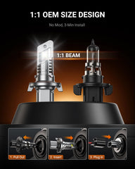 SEALIGHT H13 cooling fan extends lifespan for steady performance.