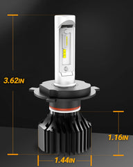 SEALIGHT M1H4/9003 bulb 50,000 hours lifespan.