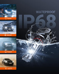 SEALIGHT S7S canbus-ready fit for most vehicles, minimizing flicker.