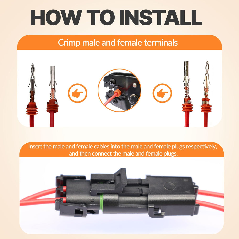 Seamaka brass terminals pack ensures durable, corrosion-resistant connections.