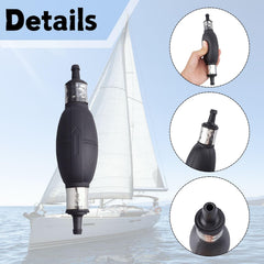SeaSierra fuel line connector hose shows universal fit for marine engines.