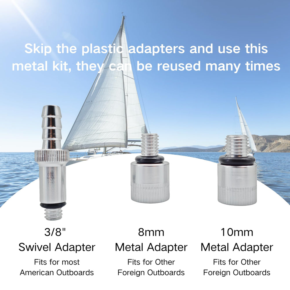 SeaSierra pump with adapters included for versatile marine and automotive fluid tasks