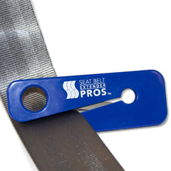 SEAT BELT EXTENDER PROS Seat Belt Cutter fits glove compartments for easy access.