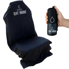 Seat Hoodie hooded car seat towel protects seats from sand and sweat.