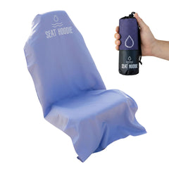Seat Hoodie hooded car towel protects seats after gym or beach.