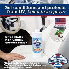 Seat Reviver bleach-neutralizer-action neutralizes residual cleaners after rinsing