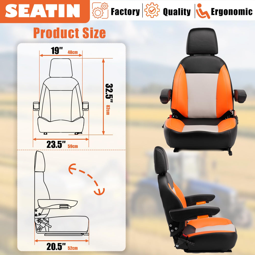 SEATIN adjustable mounting pattern fits multiple machines