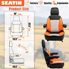 SEATIN adjustable mounting pattern fits multiple machines