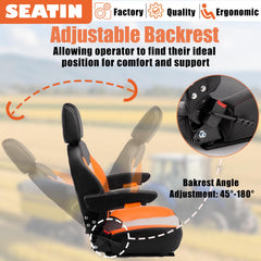 SEATIN high-density foam padding provides firm support and comfort