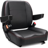 SEATIN universal forklift seat with armrest and belt for comfortable operation.