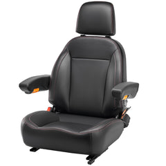 SEATIN universal tractor seat front view shows ergonomic contour for all-day comfort
