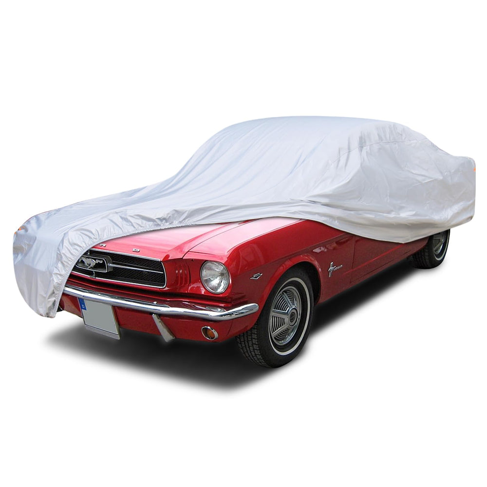 SEAZEN custom-fit Mustang cover folded for compact storage.