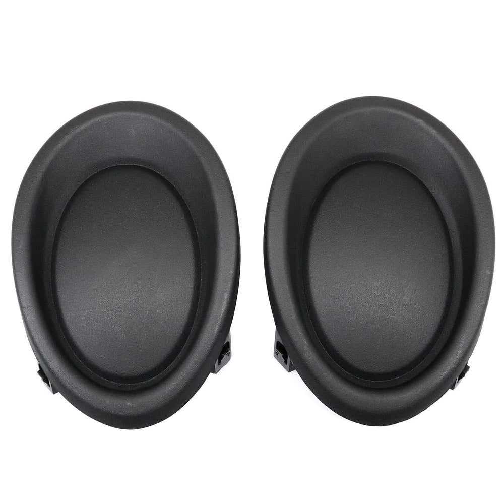 SecosAutoparts black plastic finish fog light cover offers durable styling