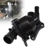SecosAutoparts coolant thermostat housing front view demonstrates durable construction for Honda Civic fitment.