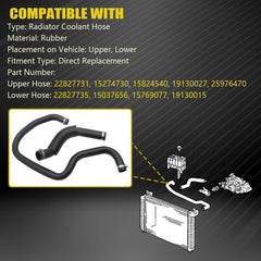 SecosAutoparts upper hose for Cadillac Escalade 2007–2014 maintains coolant flow