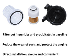 SEEBOO Yamaha fuel filter highlighting compatibility with 40–50 HP range